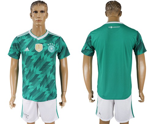 Germany Blank Away Soccer Country Jersey - Click Image to Close